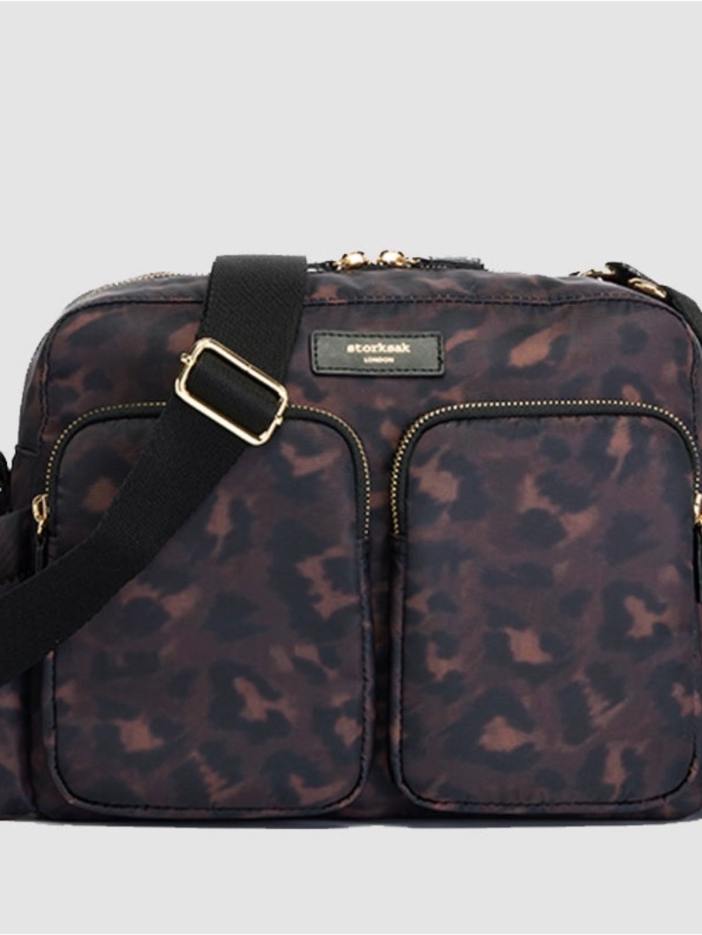 Storksak Stroller Diaper Bag in Leopard